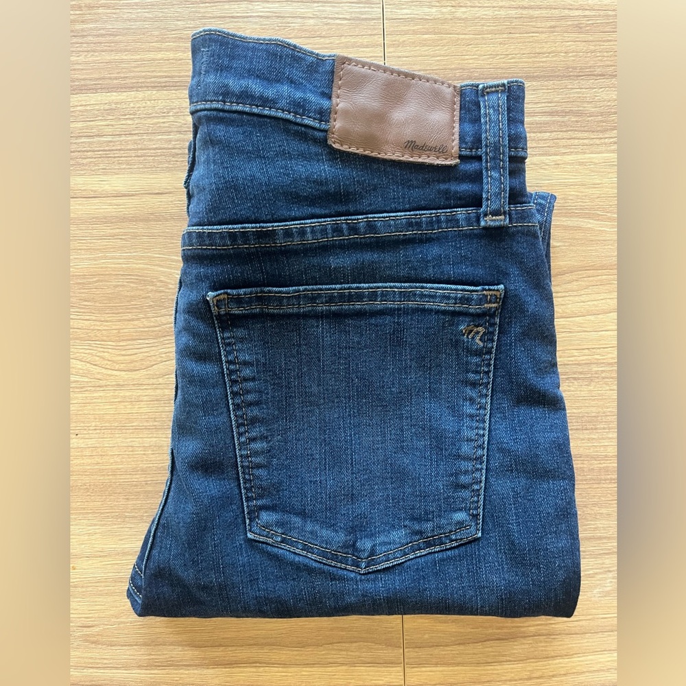 Madewell 10” High-Rise Skinny Jeans in Dark Wash